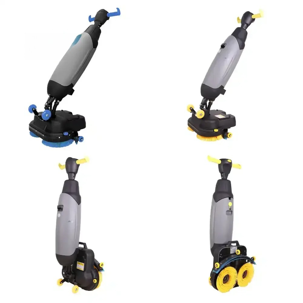 Commercial Kitchen Tile - Commercial Dual Brush Floor Scrubber 16