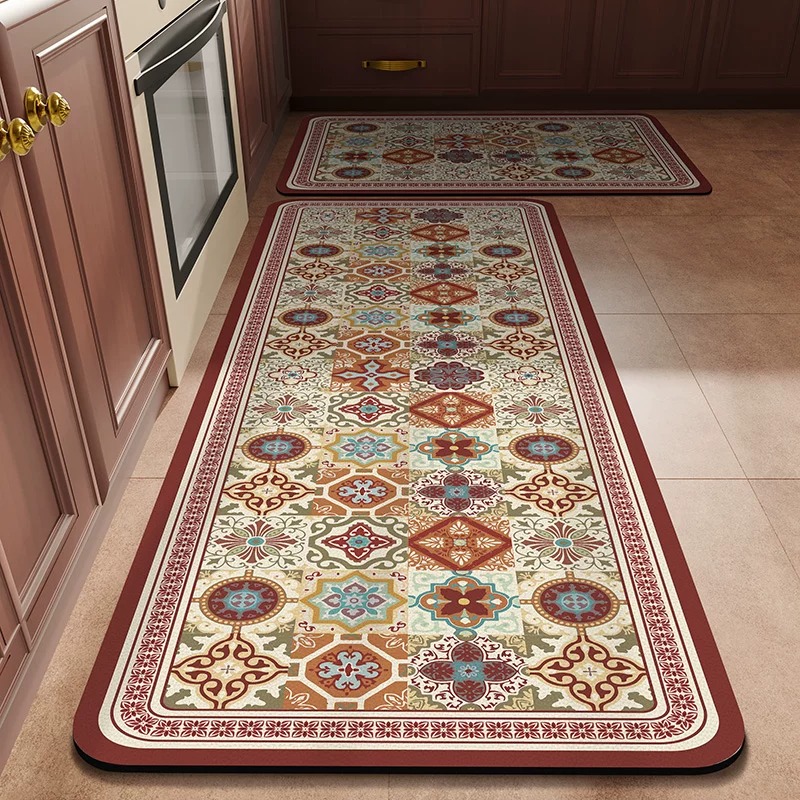 Commercial Kitchen Light - Kitchen Mat Floor Pvc Anti-slip Long