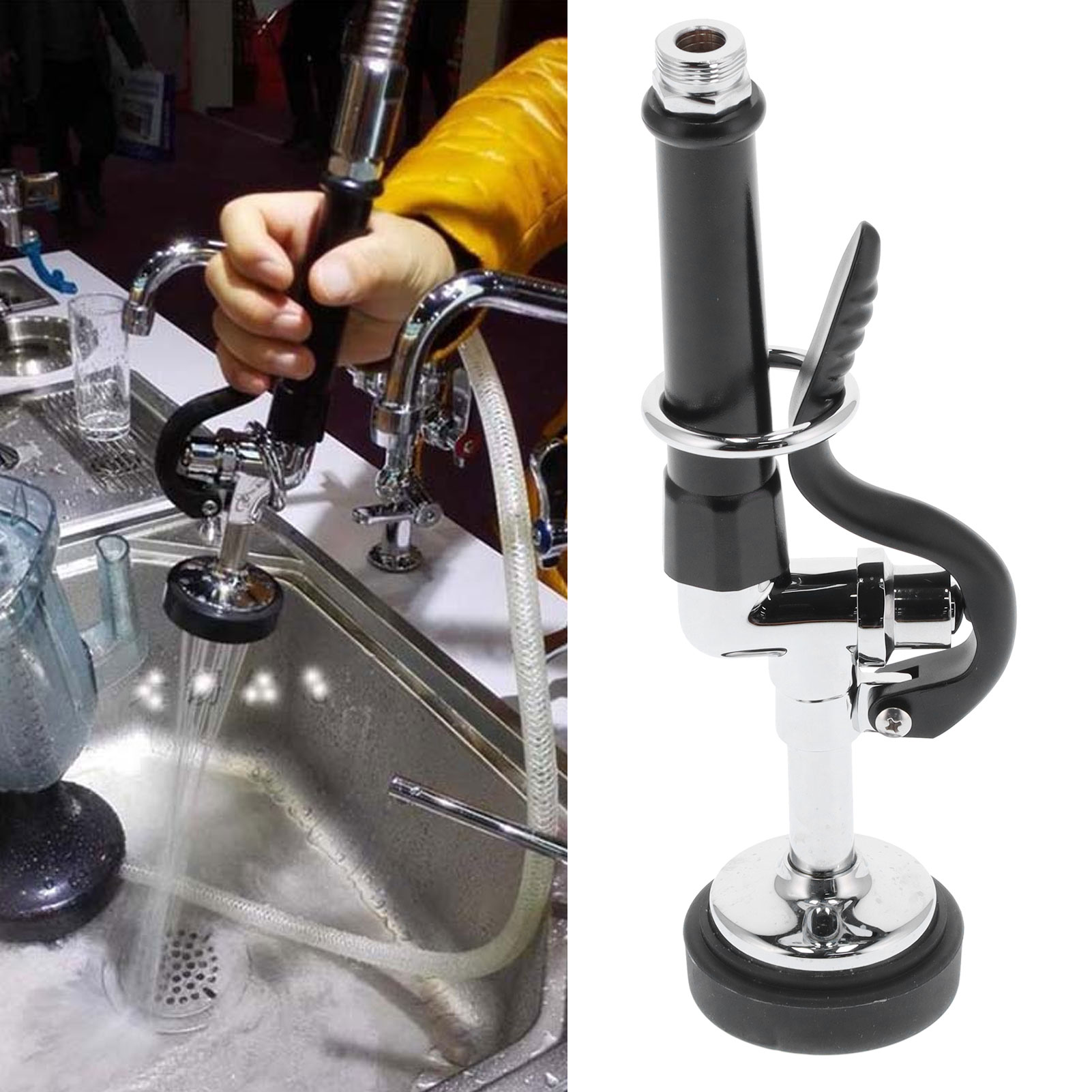 Commercial Kitchen Sprayer - Commercial Faucet Sprayer High Pressure Rinse