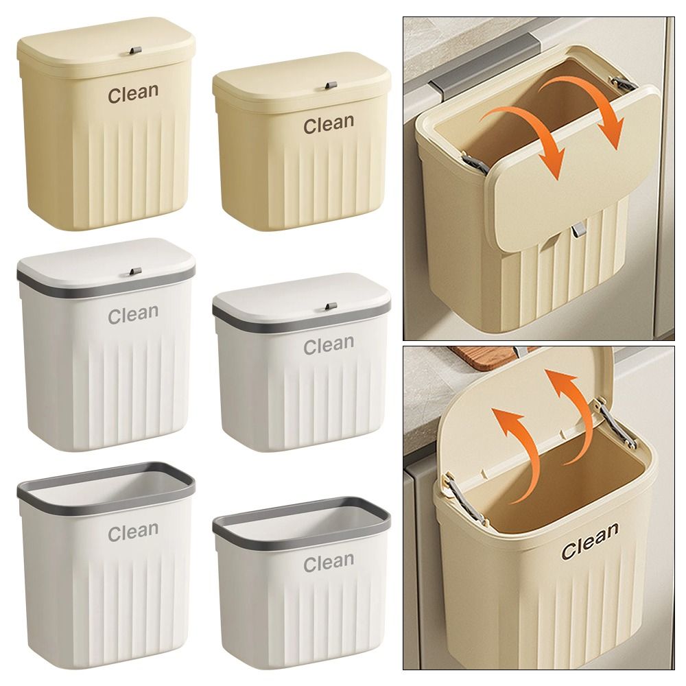 Commercial Kitchen Trash Can - 1Pcs Durable Cabinet Compost Trash Can