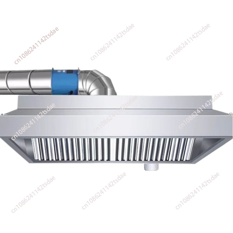 Commercial Kitchen Exhaust Hood - Commercial Stainless Steel Range Hood, Large