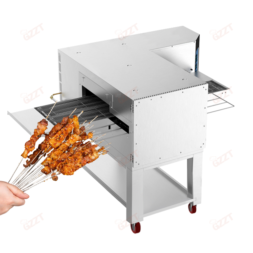 Pizza Conveyor Oven - Intelligent Electric Conveyor Crawler Chain Type