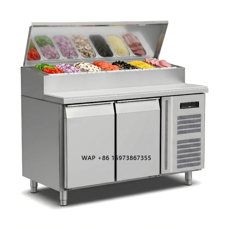Commercial Kitchen Prep Table - OEM Counter Fridge Sandwich Prep 2