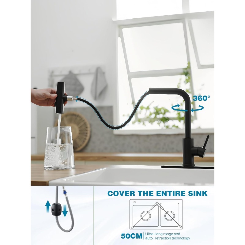 Commercial Kitchen Sprayer - Kitchen Faucets Pull Down Sprayer Waterfall