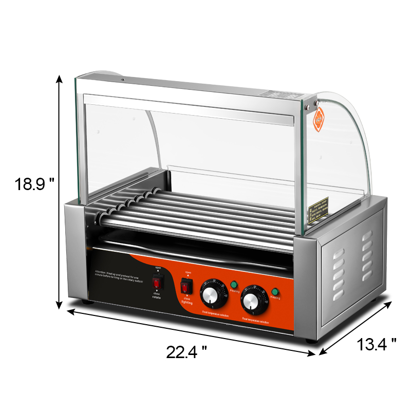 Commercial Kitchen And - Commercial Electric Stainless Steel Hot Dog