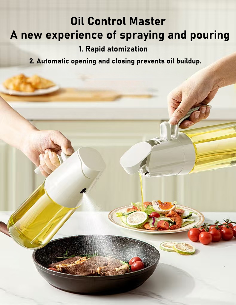 Commercial Kitchen Sprayer - Spray Oil Bottle for Home, Food-Grade