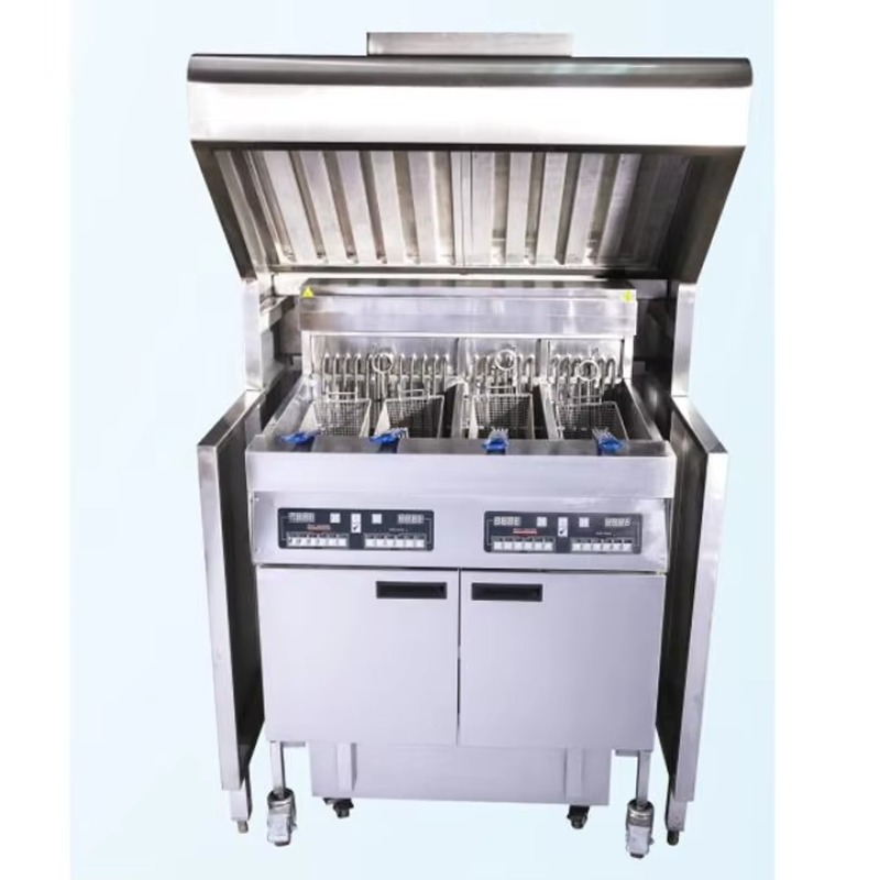 Commercial Kitchen And - Commercial Floor Type Hood Customized Stainless