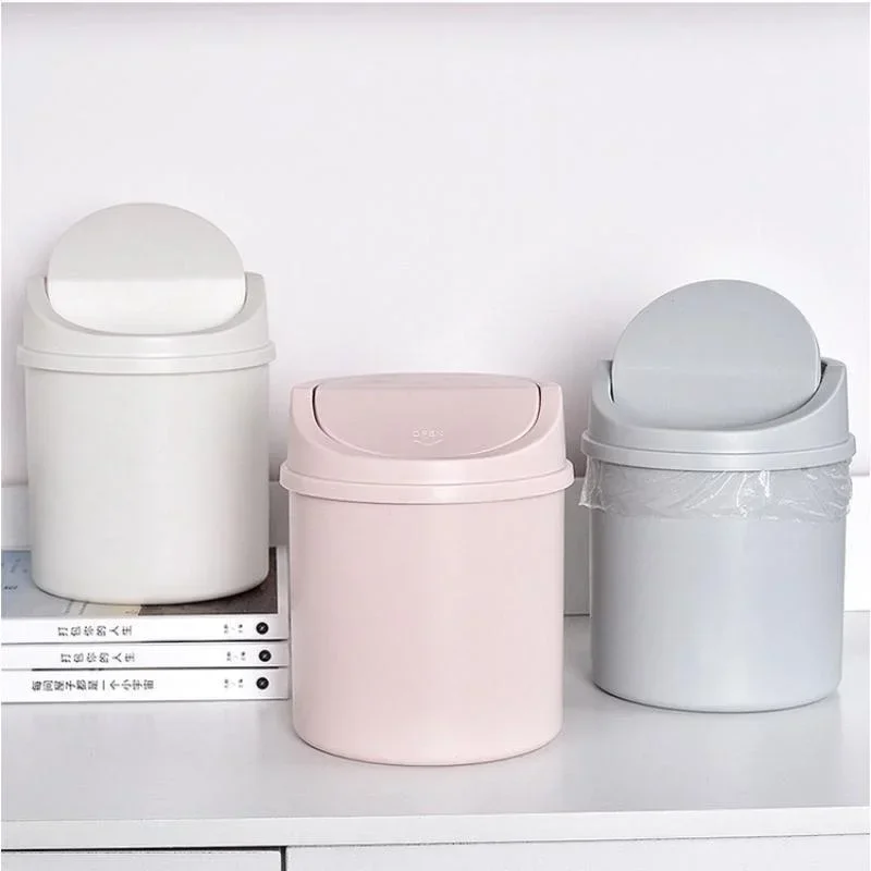 Commercial Kitchen Trash Can - Mini Desktop Trash Can with Lid
