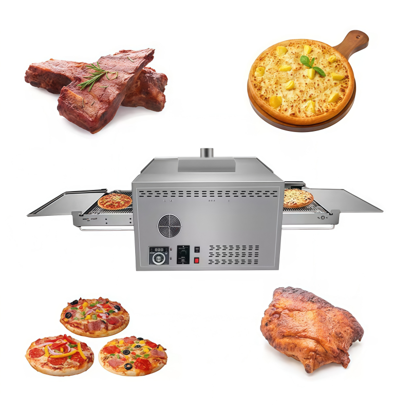 Pizza Conveyor Oven - Commercial 12 Inches Bread Making Machine