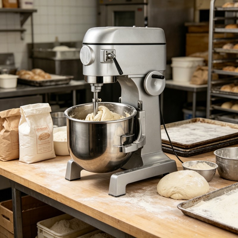 Commercial Kitchen And - Stainless Steel Commercial Dough Mixer Planetary