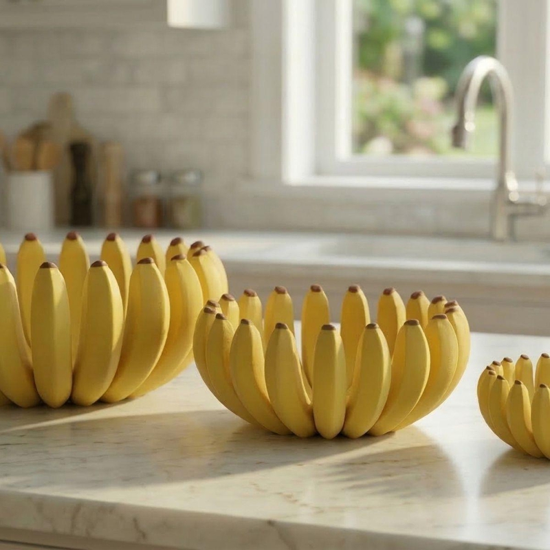 Unique Banana Shaped Fruit Bow - огляд і ціна Commercial Kitchen Prep Table