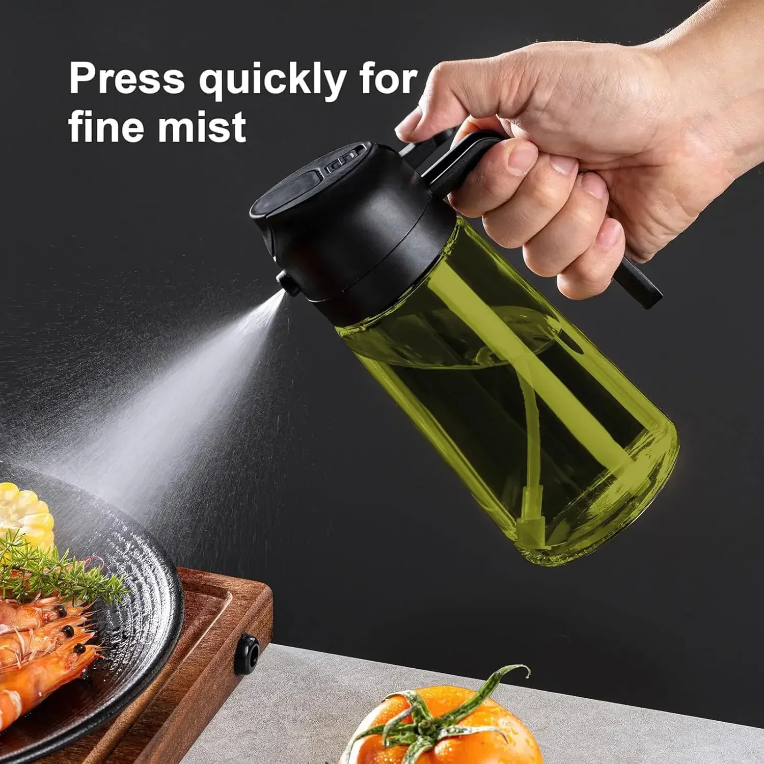 2in1 Black Glass Olive Oil Spr - огляд і ціна Commercial Kitchen Sprayer