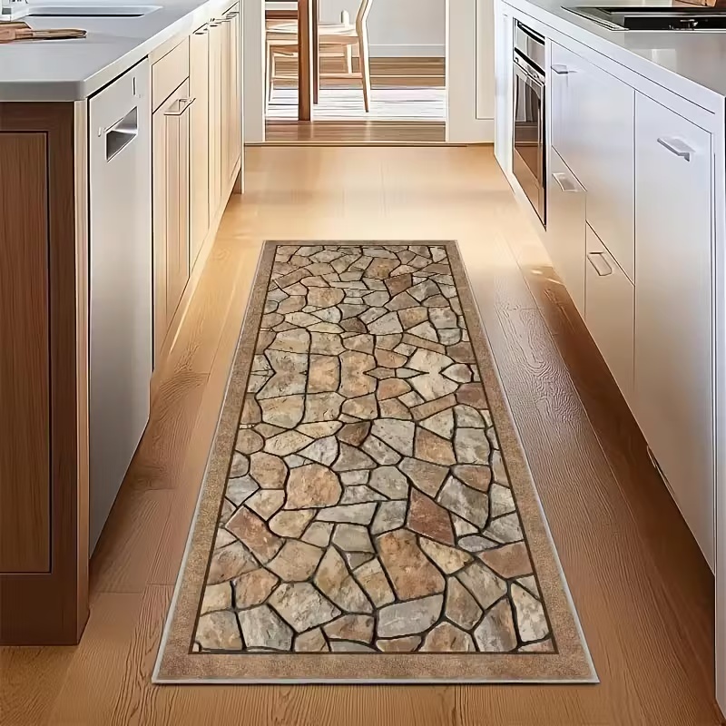 Modern Kitchen Runner Rug Ston - огляд і ціна Commercial Kitchen Tile