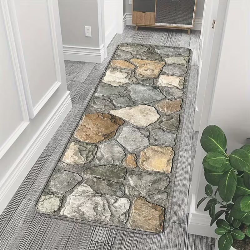 Modern Kitchen Runner Rug Ston - огляд і ціна Commercial Kitchen Tile