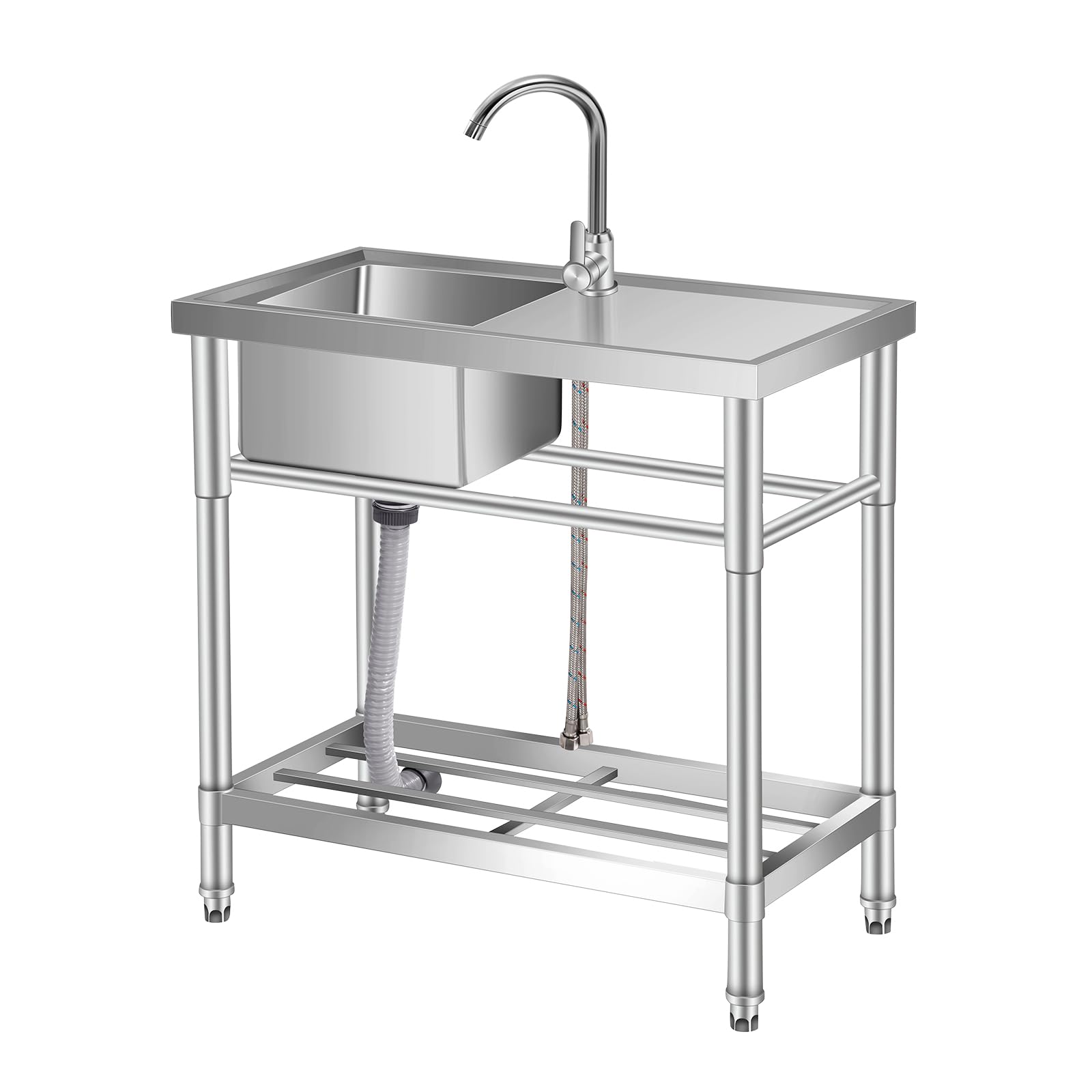 Compartment Commercial Sink St - огляд і ціна Commercial Kitchen Taps