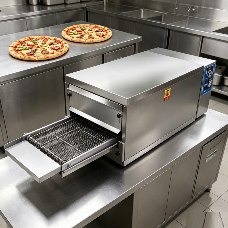 Commercial Gas Pizza Oven with - огляд і ціна Pizza Conveyor Oven