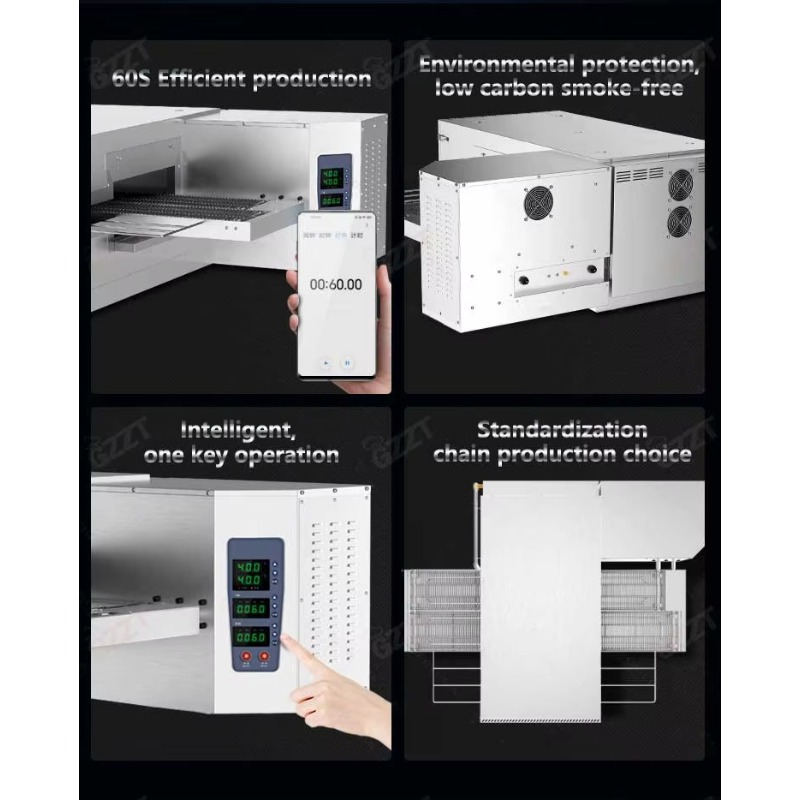 Intelligent Electric  Conveyor - огляд і ціна Pizza Conveyor Oven