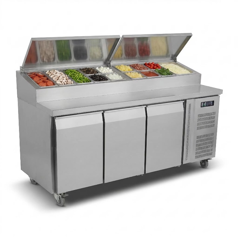 OEM Counter Fridge Sandwich Pr - огляд і ціна Commercial Kitchen Prep Table
