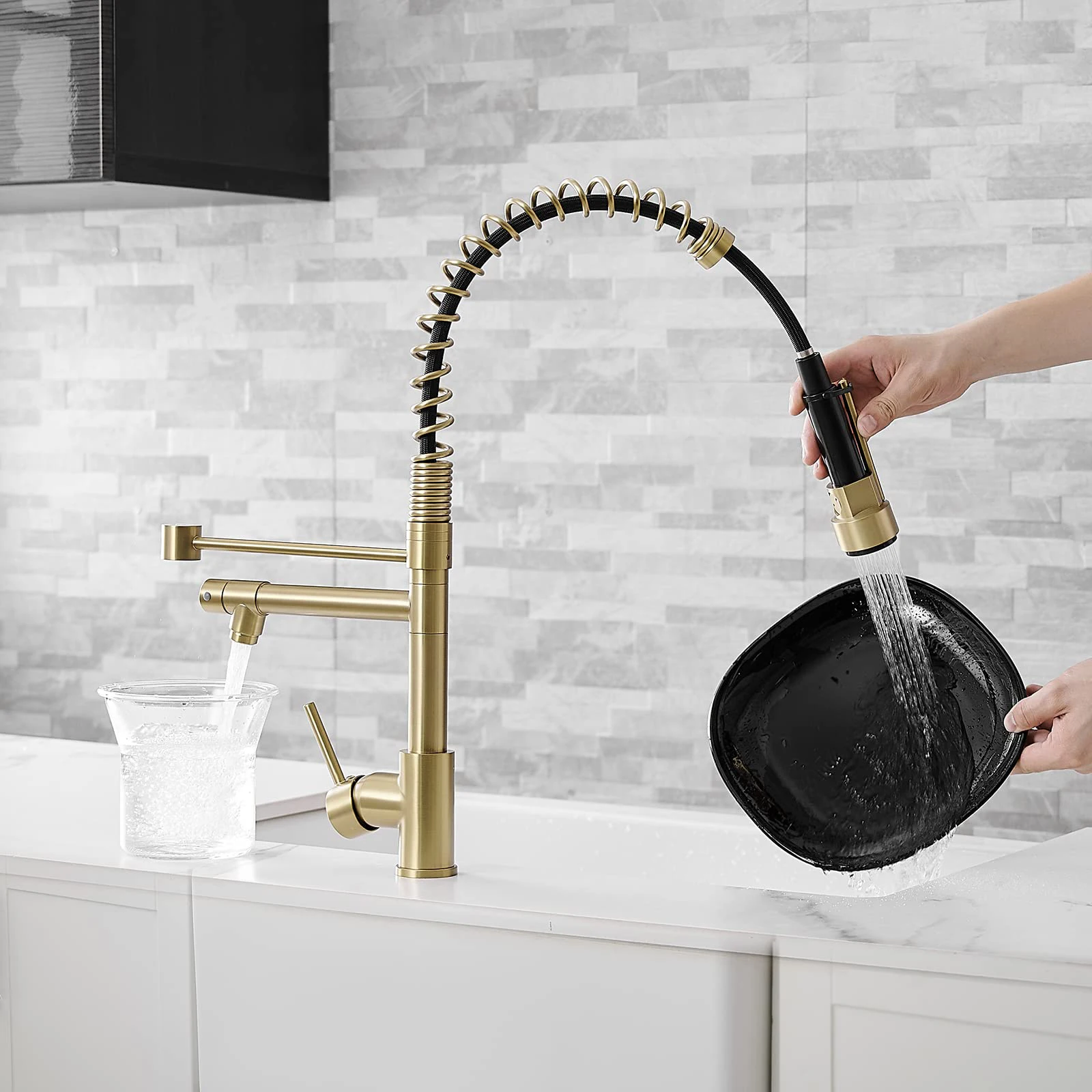 Flexible Kitchen Faucet with P - огляд і ціна Commercial Kitchen Taps