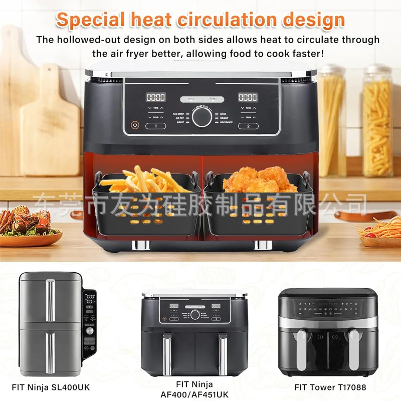 New Air Fryer Silicone Liners  - огляд і ціна Pizza Conveyor Oven