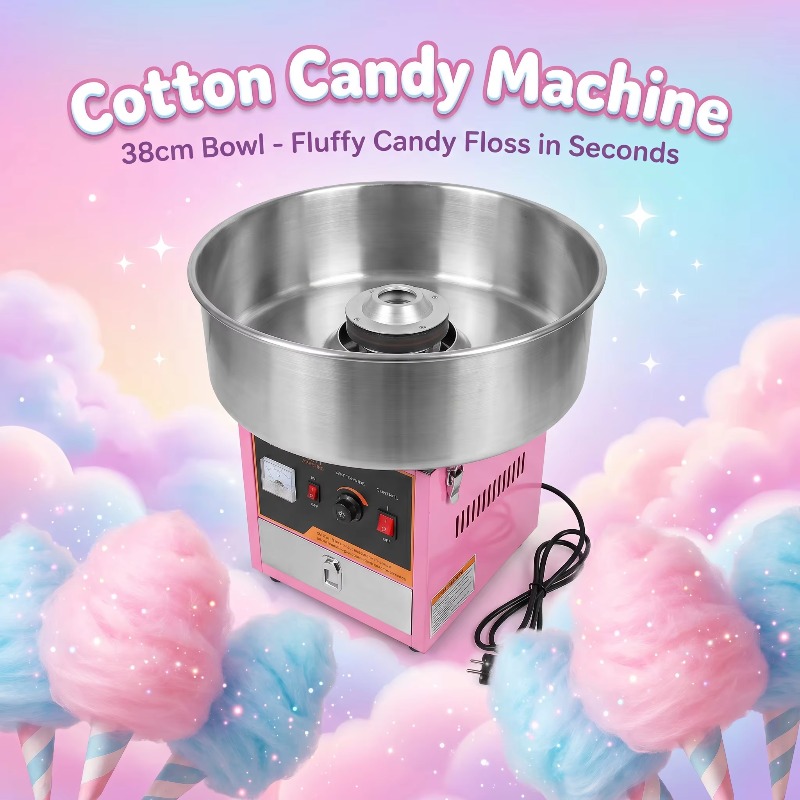 Commercial Electric Cotton Can - огляд і ціна Candy Floss Machine Commercial