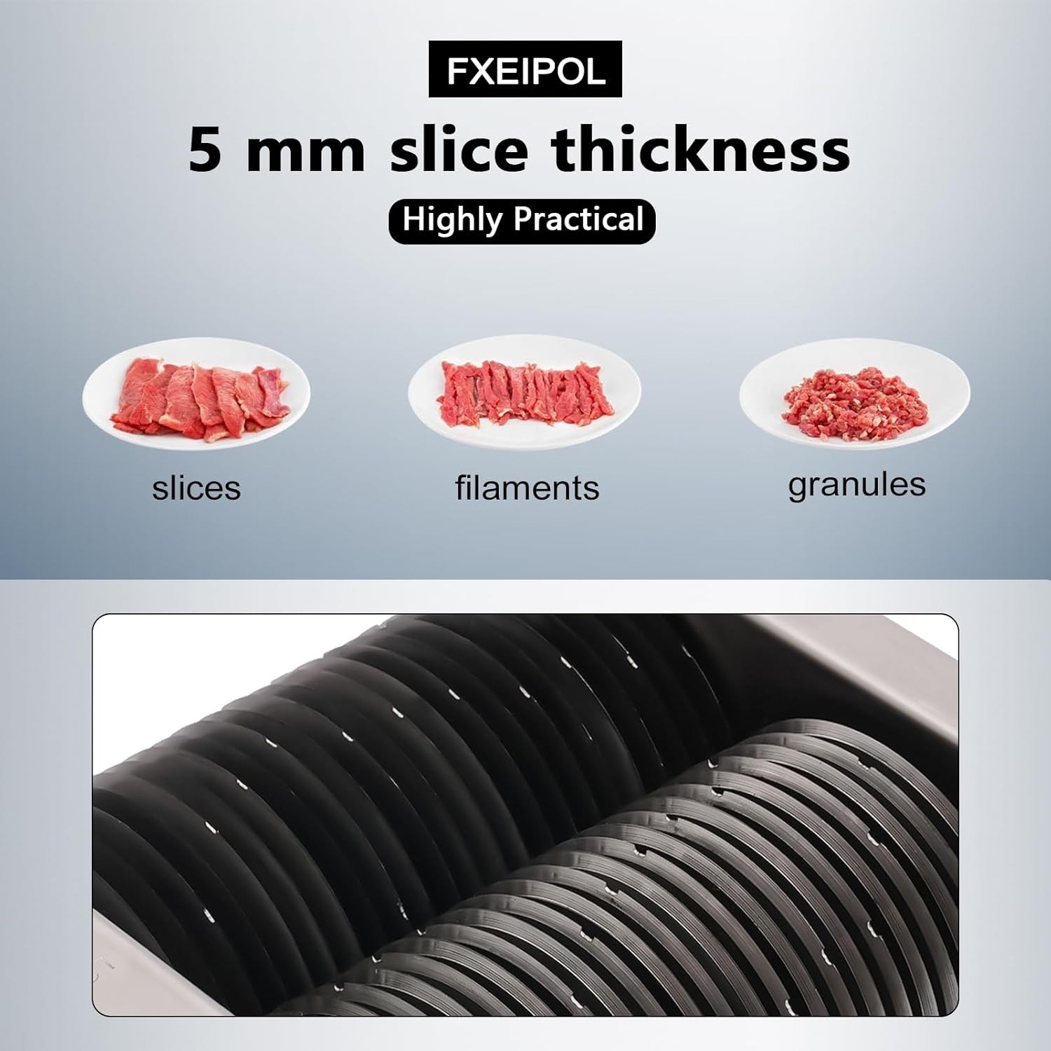 Meat Cutter Blade Machine, 5MM - огляд і ціна Meat Slicer Machine