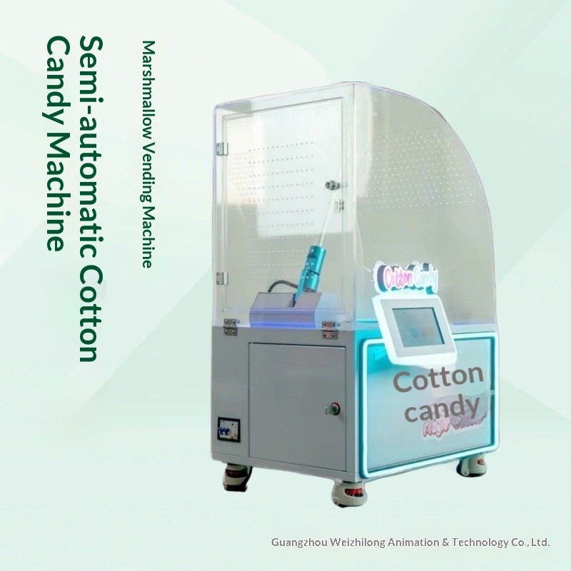 New Semi-Automatic Cotton Cand - огляд і ціна Candy Floss Machine Commercial