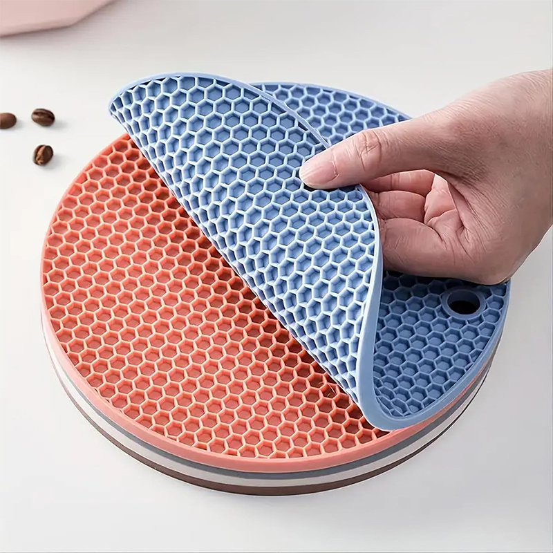 2/4PCS Round Silicone Trivet H - огляд і ціна Commercial Kitchen Prep Table