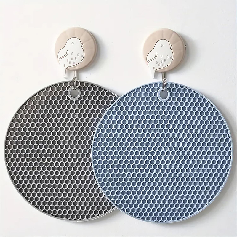 2/4PCS Round Silicone Trivet H - огляд і ціна Commercial Kitchen Prep Table