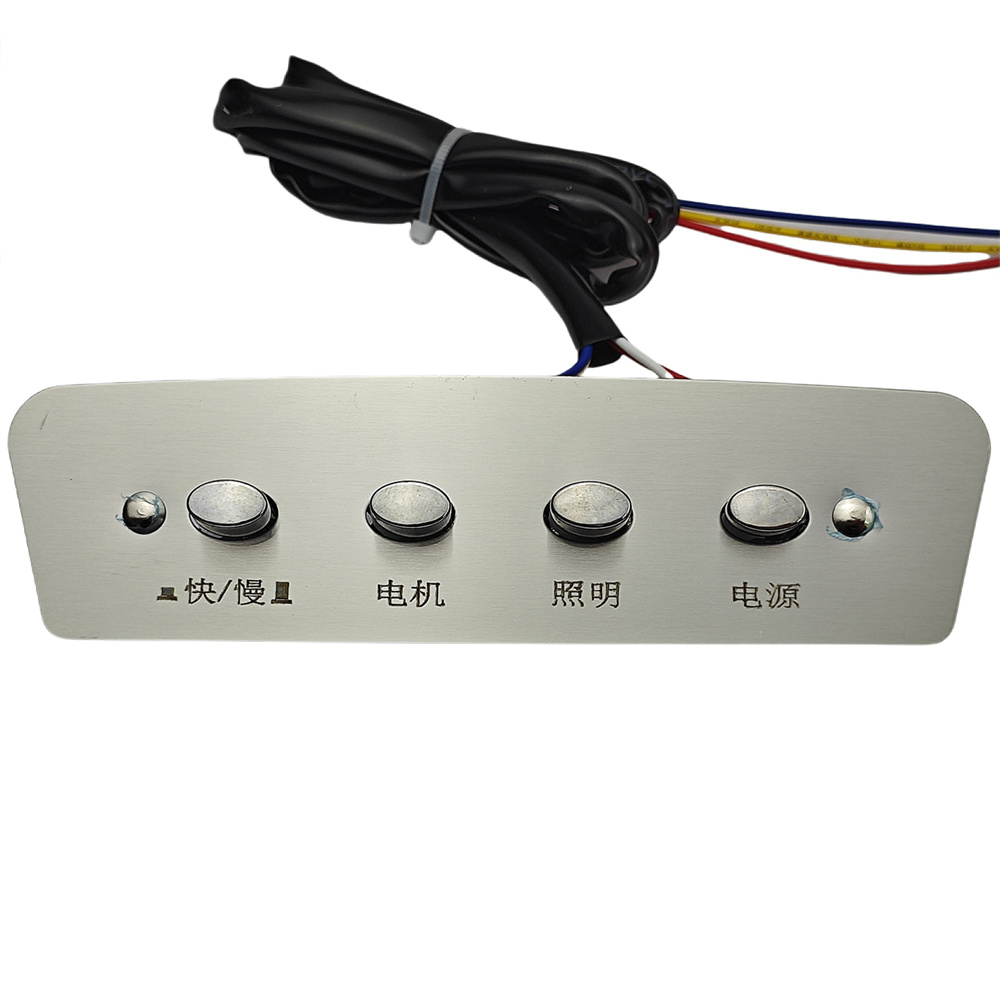 1pc 4-key Push Button Switch C - огляд і ціна Commercial Kitchen Exhaust Hood
