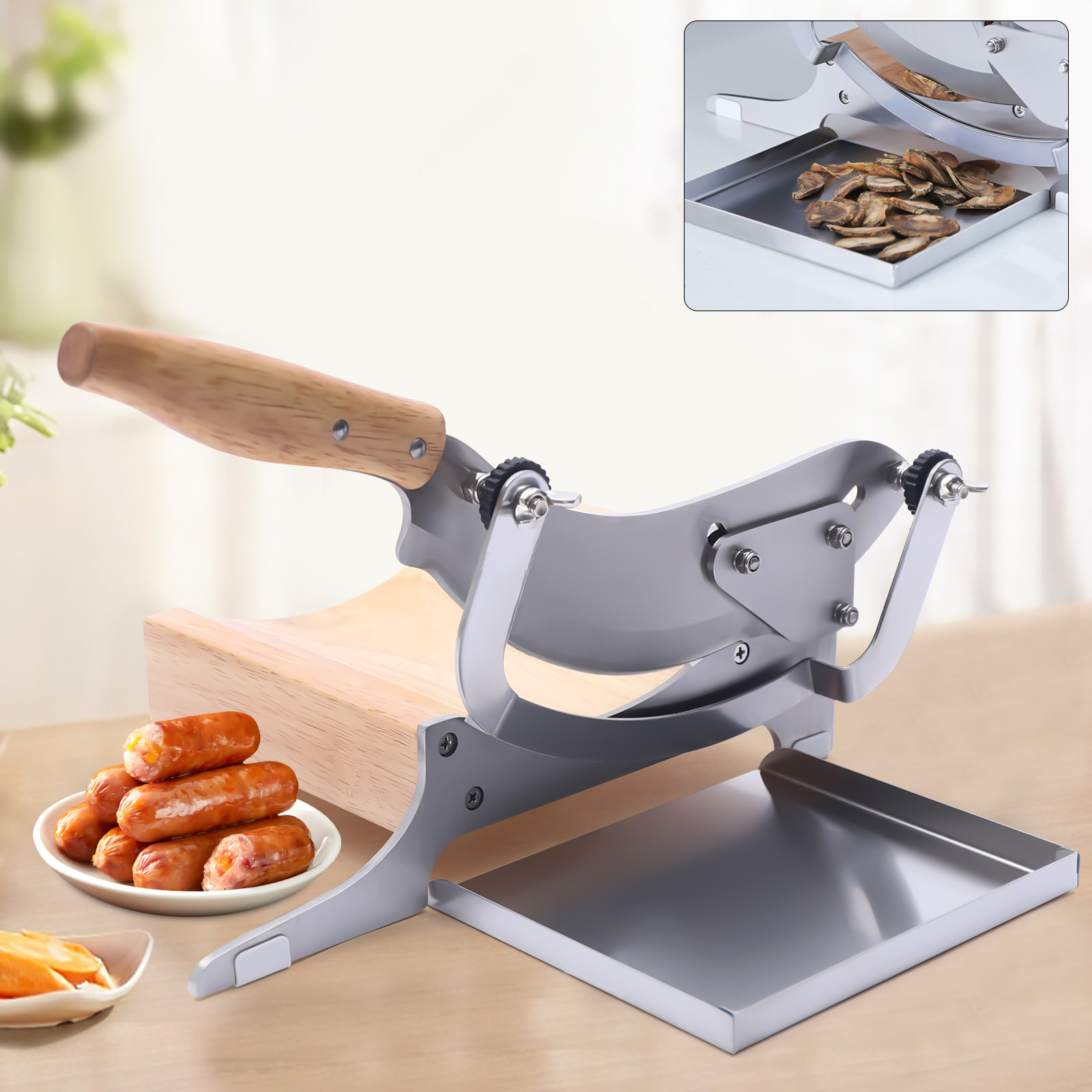 Stainless Steel Manual Meat &  - огляд і ціна Meat Slicer Machine