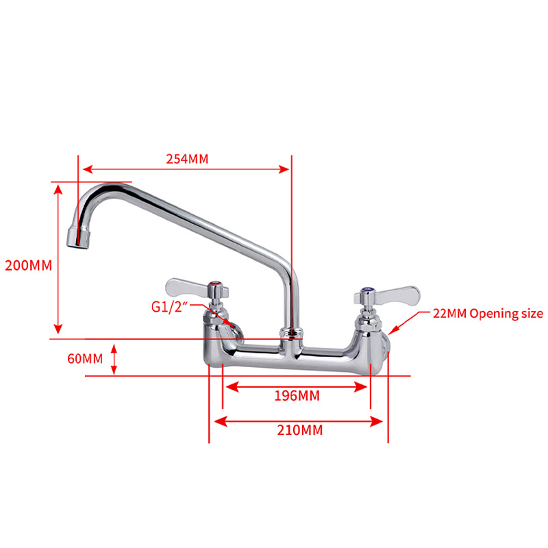 Commercial Kitchen Dual Hand 3 - огляд і ціна Commercial Kitchen Taps