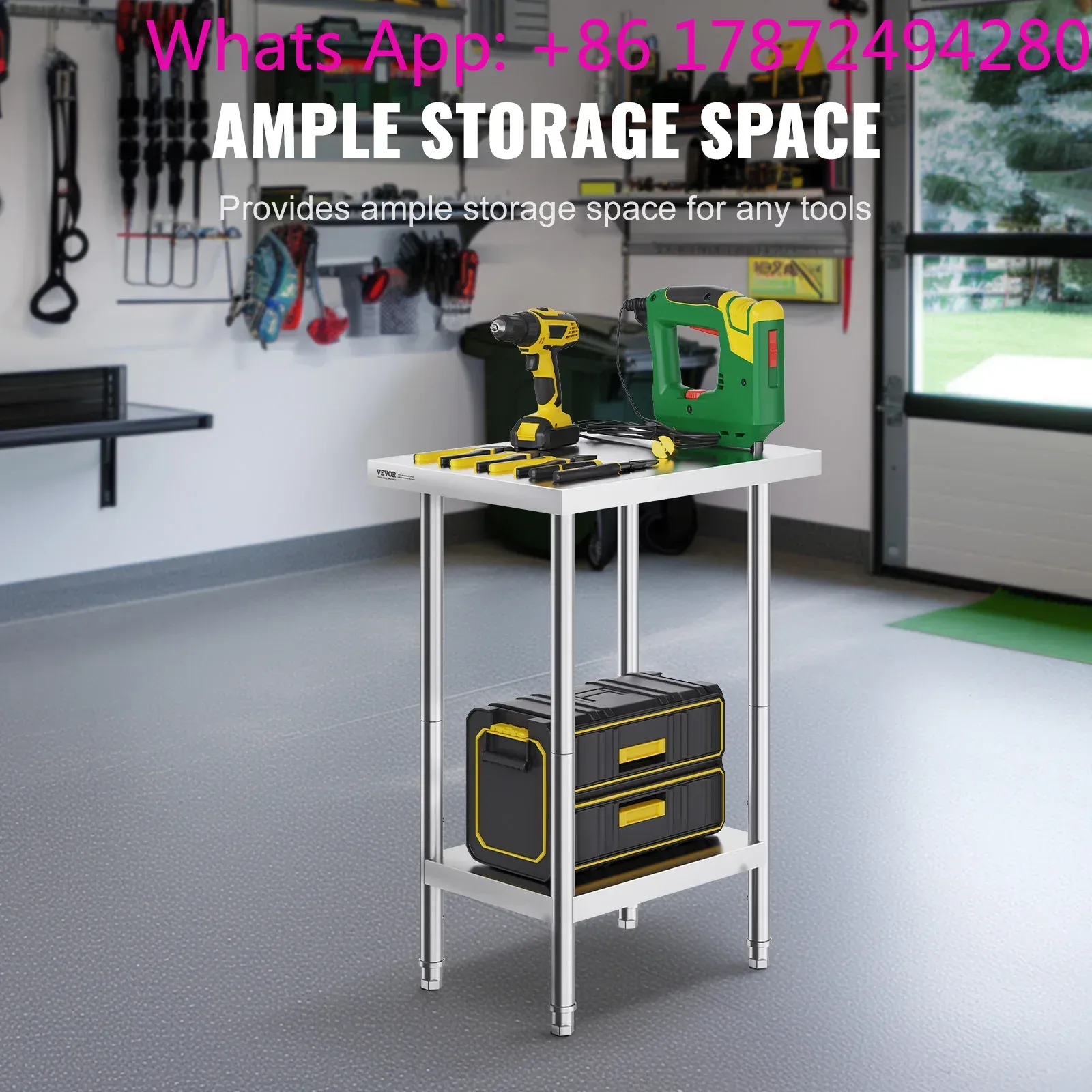 Stainless Steel Prep Table Hig - огляд і ціна Commercial Kitchen Prep Table