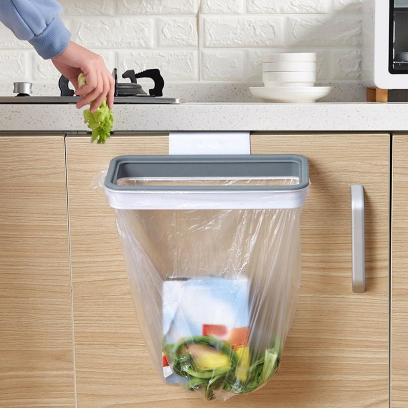 4pcs Hanging Garbage Rack Plas - огляд і ціна Commercial Kitchen Trash Can