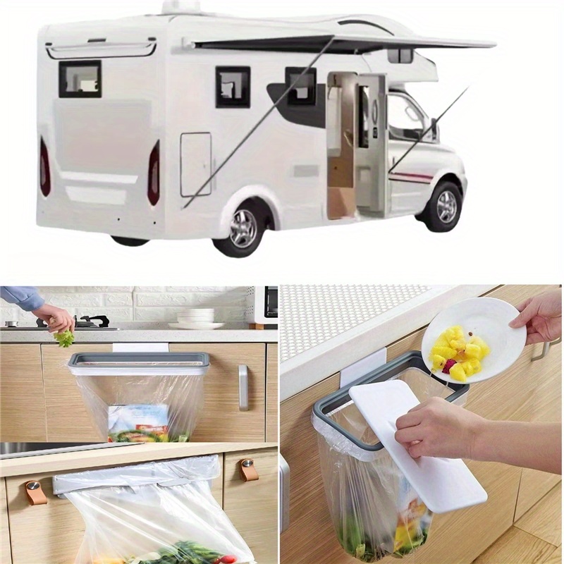 4pcs Hanging Garbage Rack Plas - огляд і ціна Commercial Kitchen Trash Can