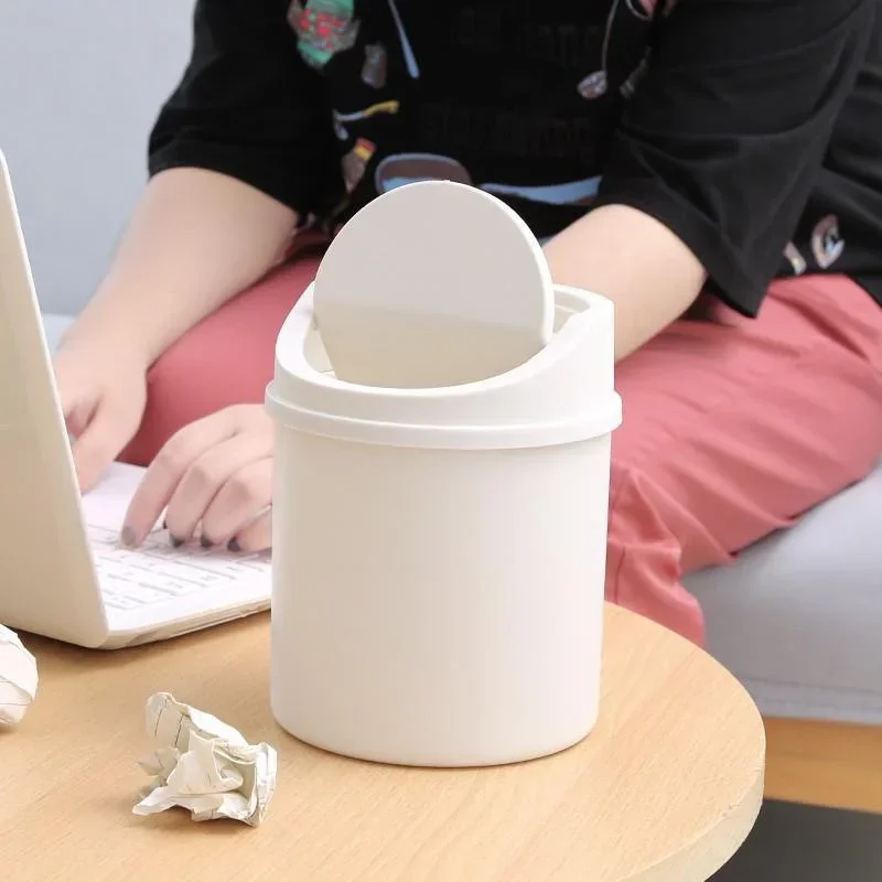 Mini Desktop Trash Can with Li - огляд і ціна Commercial Kitchen Trash Can