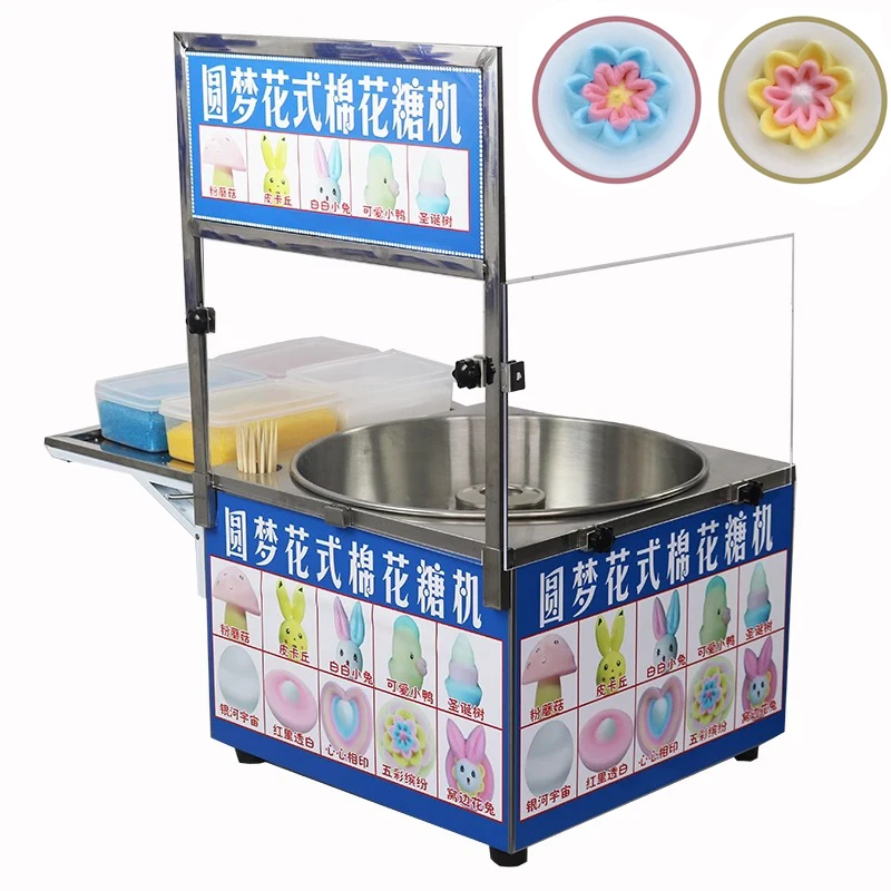 110V 220V Automatic Commercial - огляд і ціна Candy Floss Machine Commercial