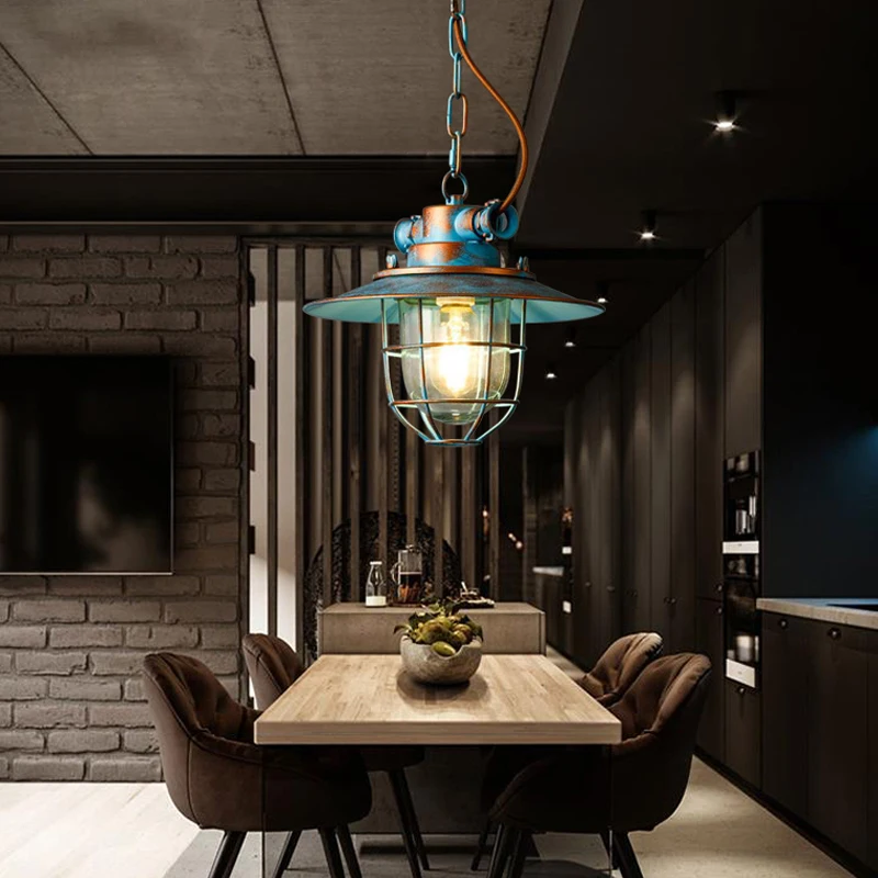 Vintage Glass Chandelier Loft  - огляд і ціна Commercial Kitchen Light