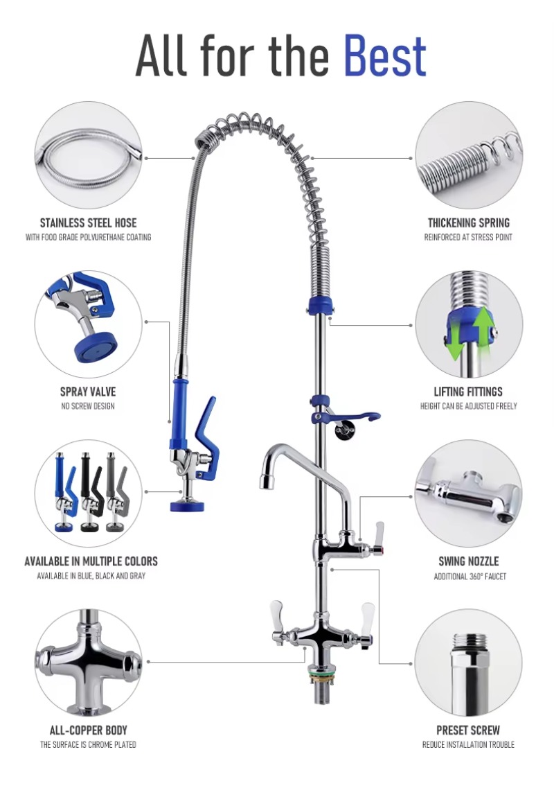Industrial Style 38 Giant Kitc - огляд і ціна Commercial Kitchen Sprayer