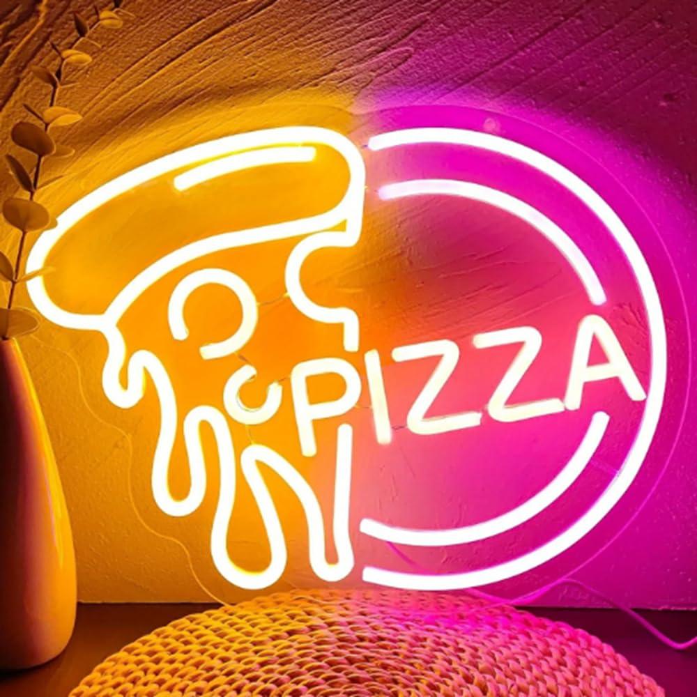 Pizza Slice Neon Sign Dimmable - огляд і ціна Commercial Kitchen Light