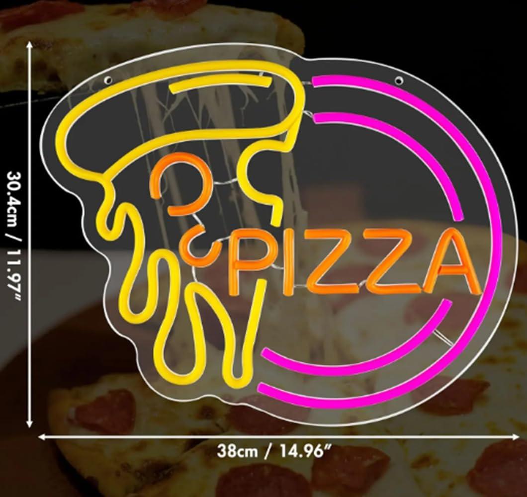 Pizza Slice Neon Sign Dimmable - огляд і ціна Commercial Kitchen Light