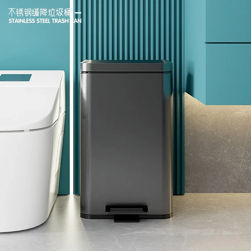 30 Liter Stainless Steel Foot  - огляд і ціна Commercial Kitchen Trash Can