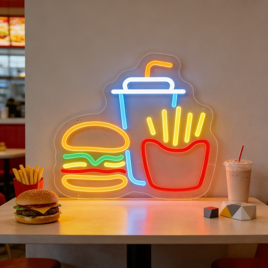 Burger Fries Drink Fast Food L - огляд і ціна Commercial Kitchen Light