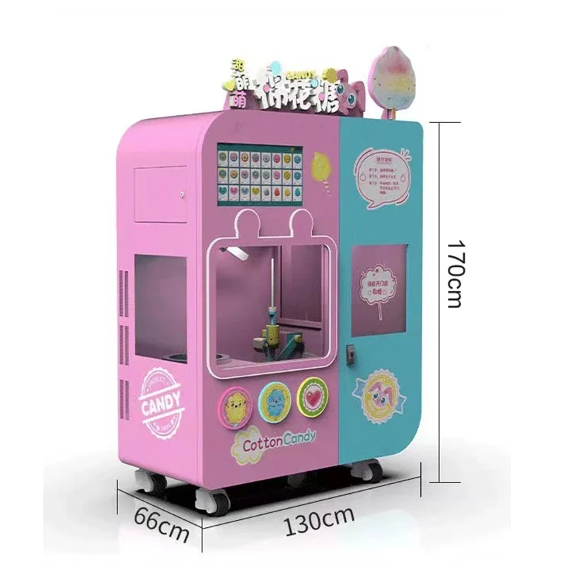 Automatic Cotton Candy Vending - огляд і ціна Candy Floss Machine Commercial
