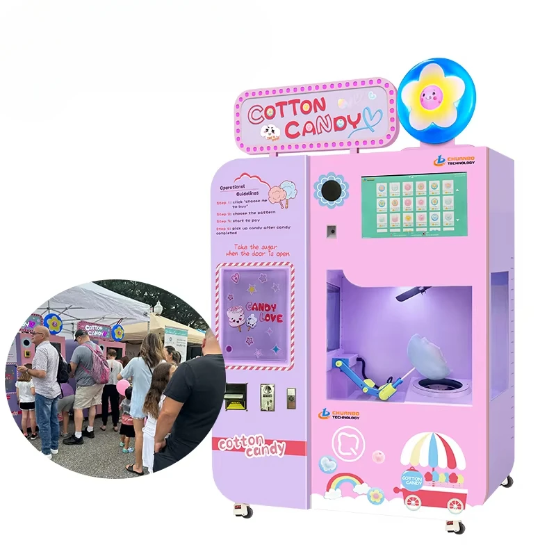 Customized Cotton Candy Vendin - огляд і ціна Candy Floss Machine Commercial