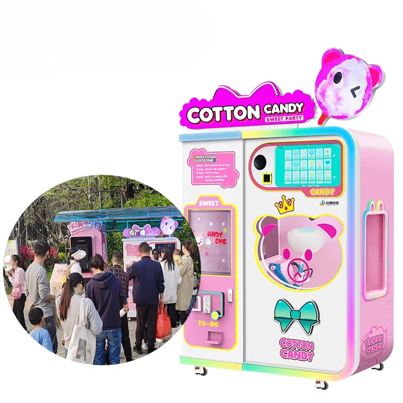Customized Cotton Candy Vendin - огляд і ціна Candy Floss Machine Commercial