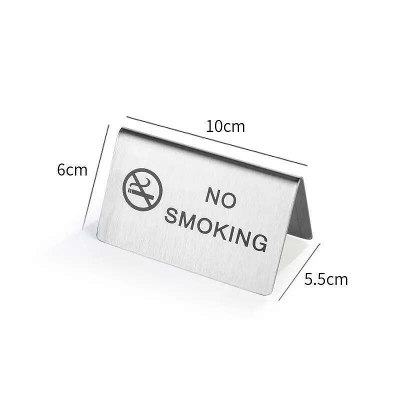 5pcs Metal No Smoking Warning  - огляд і ціна Commercial Kitchen Prep Table