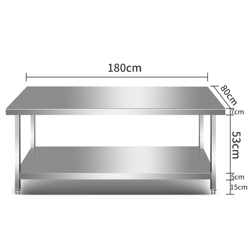 Commercial Stainless Steel Kit - огляд і ціна Commercial Kitchen Prep Table