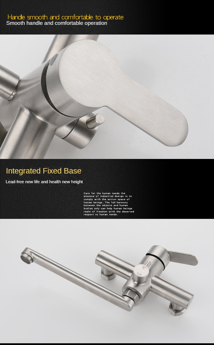 Brushed Nickel Wall Mount Sink - огляд і ціна Commercial Kitchen Taps