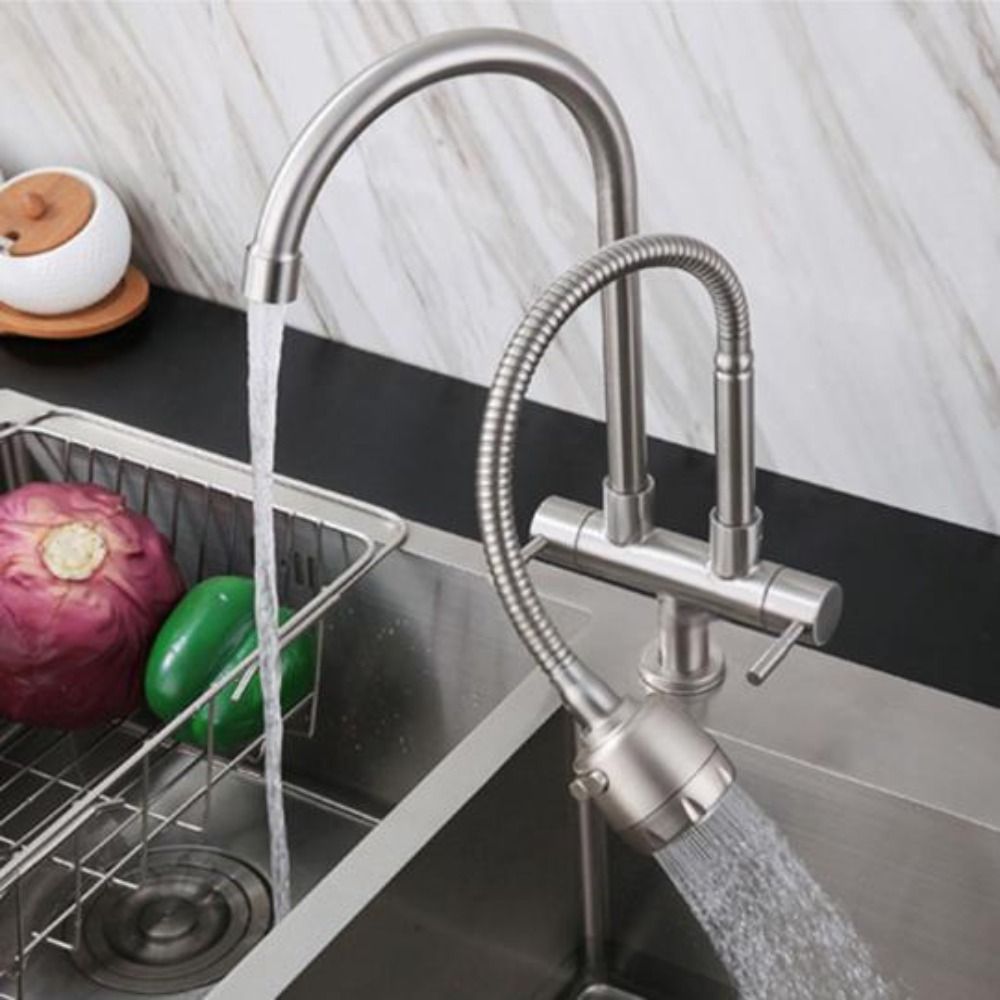 304 Stainless Steel Double Sin - огляд і ціна Commercial Kitchen Taps